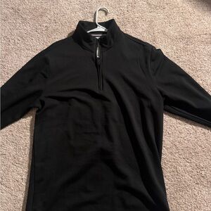 Weatherproof vintage Weatherproof Black Zip Up Sweater with High Collar